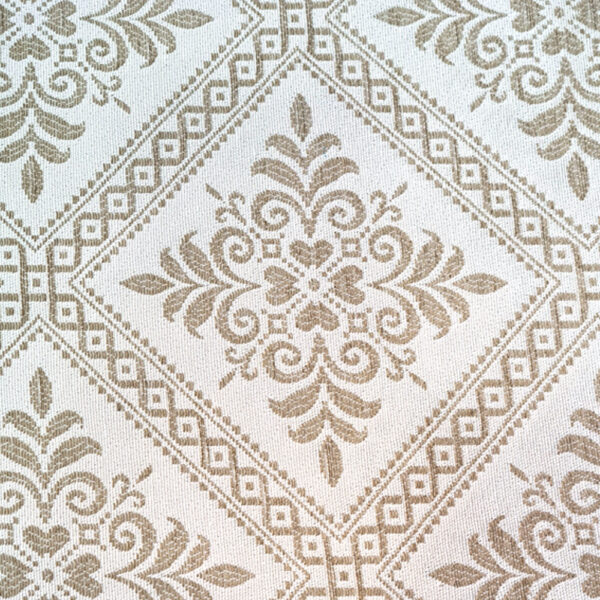 Tessuto sardo rombi beige - immagine 2