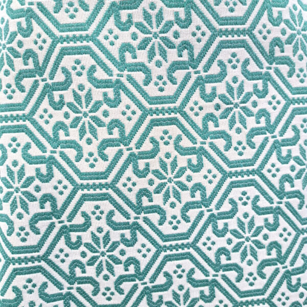 Tessuto sardo rombi verde