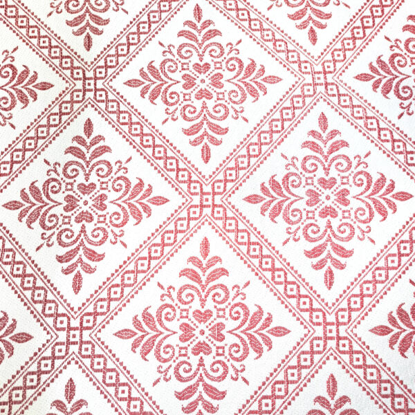 Tessuto sardo rombi rosso